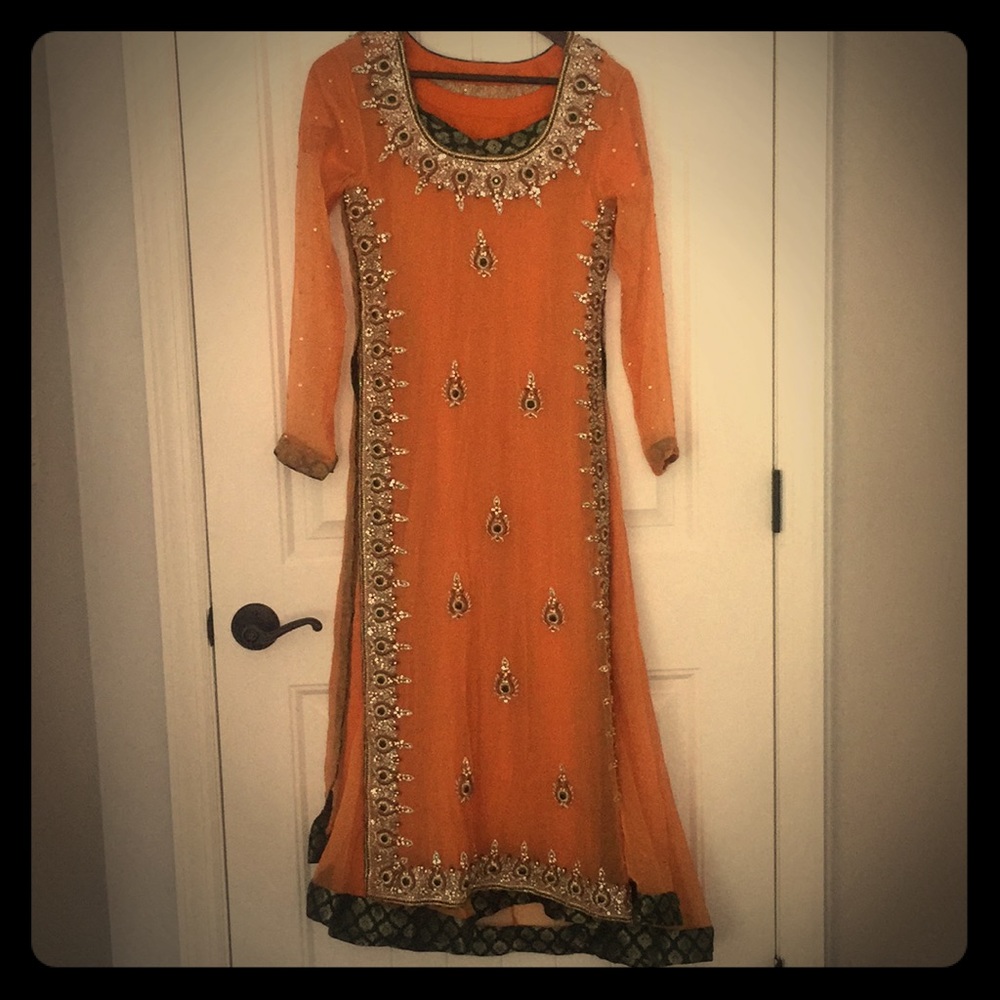 4 piece Indian Pakistani dress